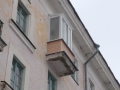 Остекление балкона в сталинке